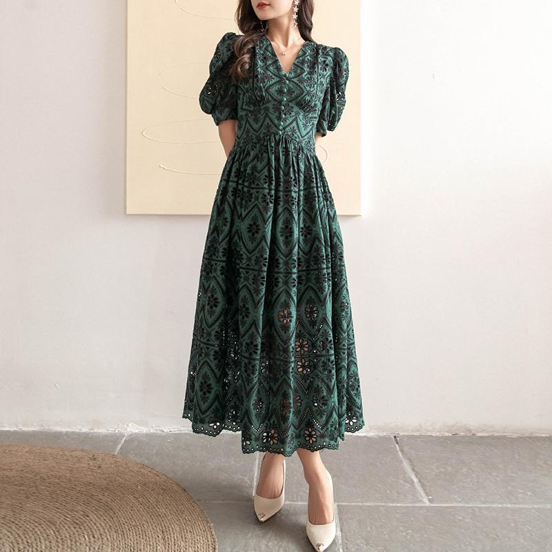 ZANZEA Элегантное женское повседневное платье с V-образным вырезом и коротким рукавом с принтом 2XL темно-зеленого
ZANZEA Элегантное женское повседневное платье с V-образным вырезом и коротким рукавом с принтом 2XL темно-зеленого