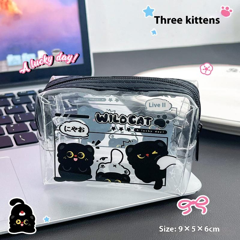 Cute Mini Transparent Kitten Coin Purse Summer Pvc Clear Wallet Women Lipstick Earphone Key Credit Card Storage Bag as the picture
Cute Mini Transparent Kitten Coin Purse Summer Pvc Clear Wallet Women Lipstick Earphone Key Credit Card Storage Bag as the picture