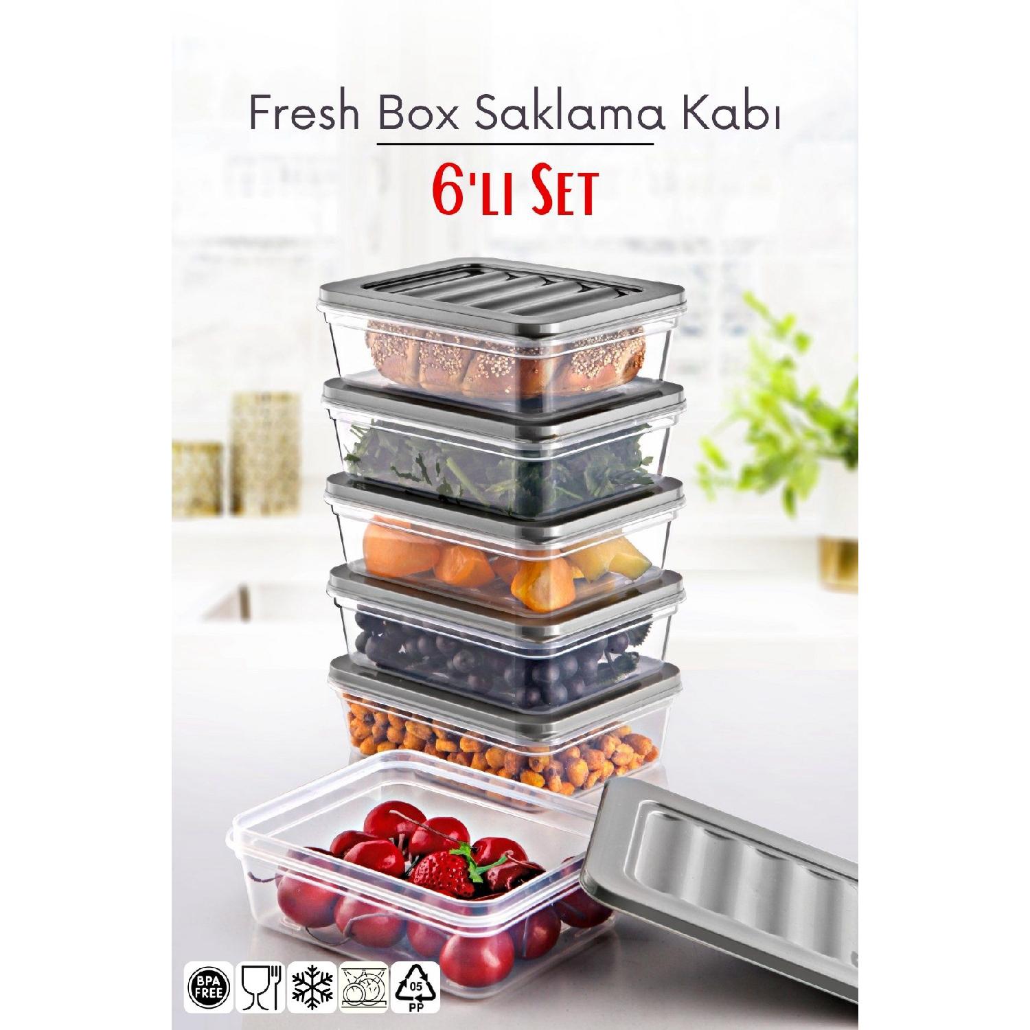 Набор из 6 контейнеров для хранения Freshbox, подходящих для микроволновой печи и морозильной камеры, 3 – X6, 0,6 л, серый
Набор из 6 контейнеров для хранения Freshbox, подходящих для микроволновой печи и морозильной камеры, 3 – X6, 0,6 л, серый