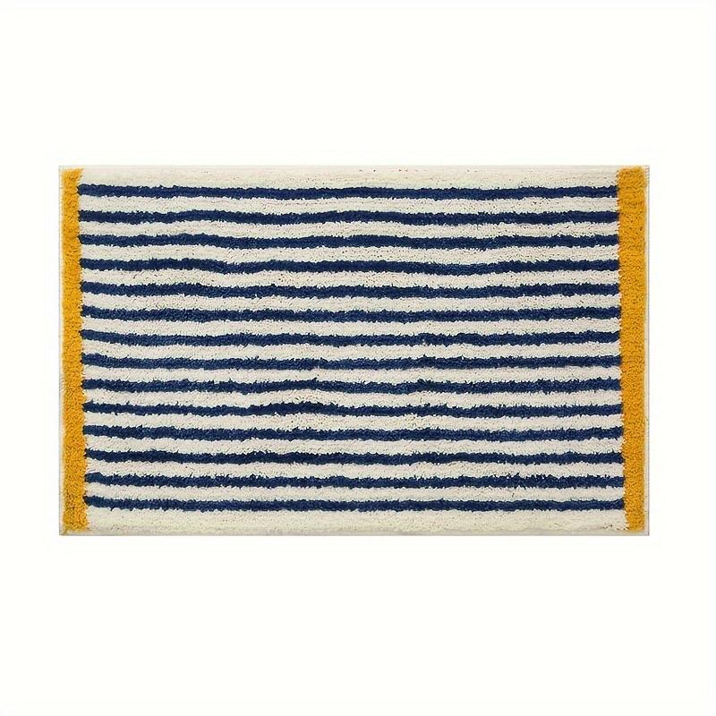 Blue Striped Carpet Absorbent Bathroom Mat Toilet Floor Rug Bedroom Bedside Floor Mat Carpet For Live Room Soft Doormat 50X80CM (1.6X2.6FT
Blue Striped Carpet Absorbent Bathroom Mat Toilet Floor Rug Bedroom Bedside Floor Mat Carpet For Live Room Soft Doormat 50X80CM (1.6X2.6FT