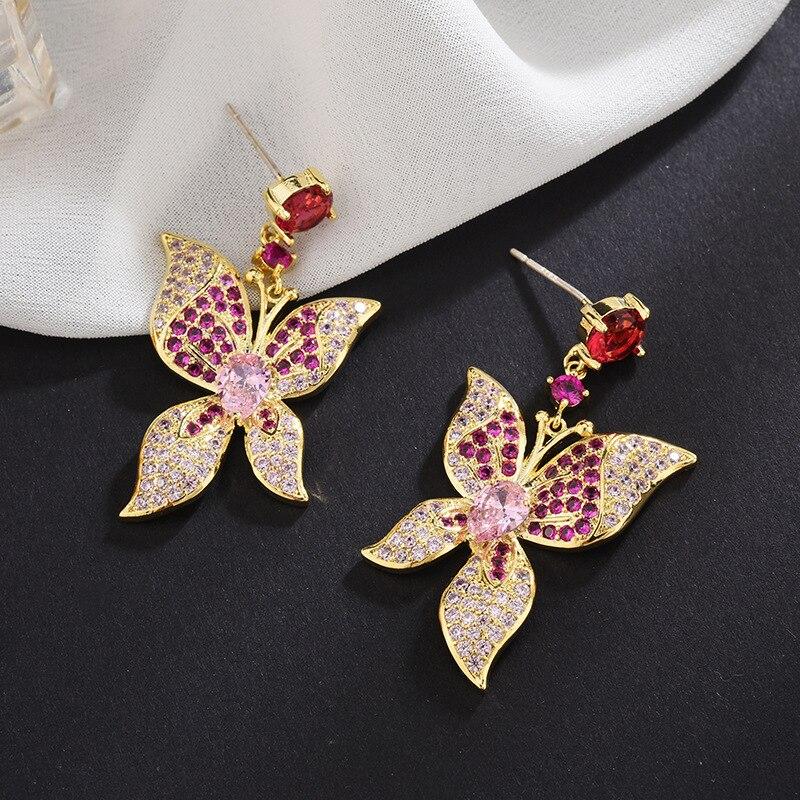Роскошные серьги-гвоздики из серебра 925 пробы с иглами, модные индивидуальные розовые серьги-гвоздики с бабочками для женщин, серьги-гвоздики на день рождения, ювелирные изделия
Роскошные серьги-гвоздики из серебра 925 пробы с иглами, модные индивидуальные розовые серьги-гвоздики с бабочками для женщин, серьги-гвоздики на день рождения, ювелирные изделия