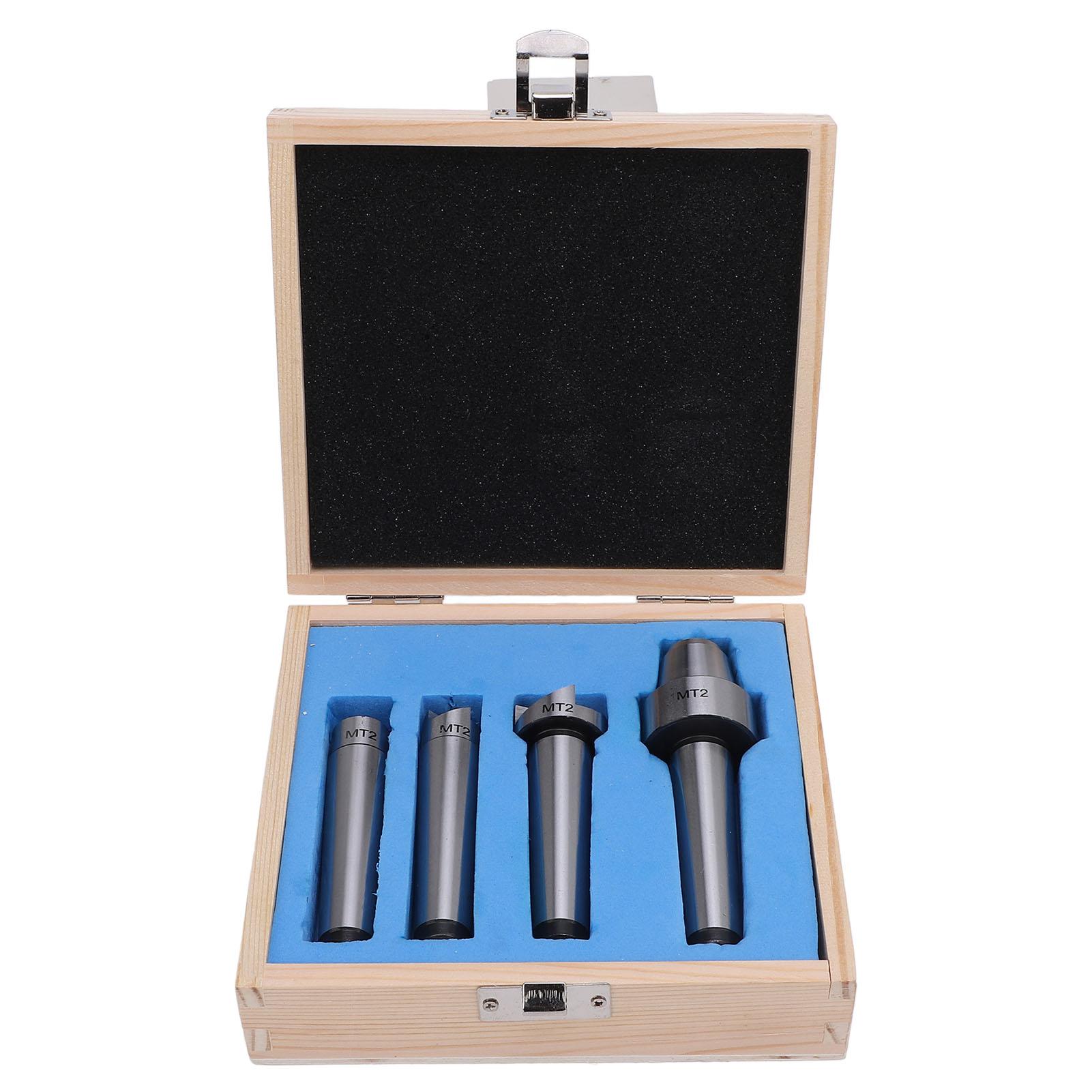 4 Pcs Wood Lathe Drive Spur Cup Set MT2 Lathe Live and Drive Center Set with Wooden Box for Woodworking Metalworking
4 Pcs Wood Lathe Drive Spur Cup Set MT2 Lathe Live and Drive Center Set with Wooden Box for Woodworking Metalworking