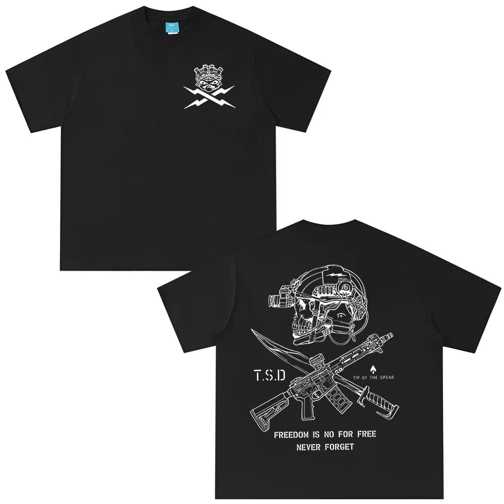 Men s shirt Summer oversized Tip of The Spear Sparta Tactical Skeleton graphics Women s Y2k streetwear Tshirt S
Men s shirt Summer oversized Tip of The Spear Sparta Tactical Skeleton graphics Women s Y2k streetwear Tshirt S