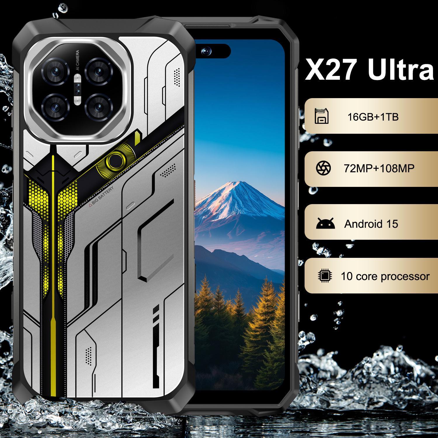 Cross X27 Ultra Rugged Smartphone with Dynamic Island, 7.2 Screen, NFC, Infrared EU Plug
Cross X27 Ultra Rugged Smartphone with Dynamic Island, 7.2 Screen, NFC, Infrared EU Plug