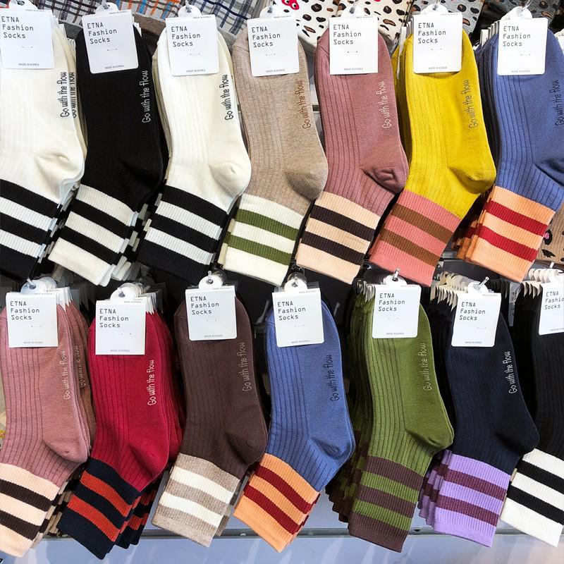 Korean Double-Striped Cotton Socks & Yoga Pants Combo, Including Bare-Leg Tights and Striped Sport Etna College Women s Socks One Size
Korean Double-Striped Cotton Socks & Yoga Pants Combo, Including Bare-Leg Tights and Striped Sport Etna College Women s Socks One Size