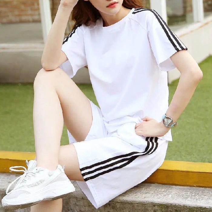 Large Size Fat MM Sports Suit for Women New Korean Style Summer Loose Shorts Two-piece Set M білий
Large Size Fat MM Sports Suit for Women New Korean Style Summer Loose Shorts Two-piece Set M білий