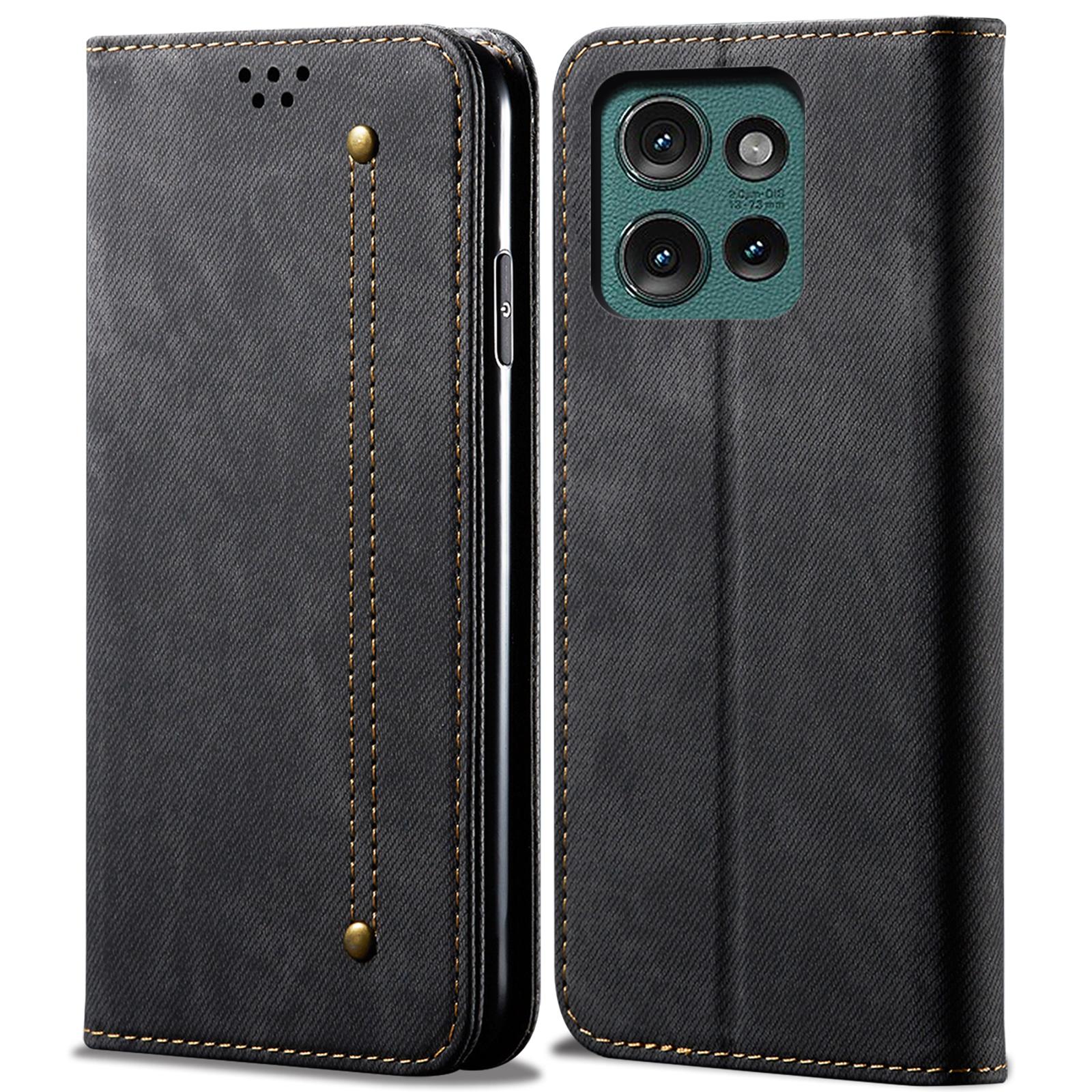 Чохол для Motorola Edge 50 Neo 5G/Moto S50 5G/Thinkphone 25 5G Текстура джинсової тканини Шкіряна підставка Захист від подряпин Чохол для телефону Black
Чохол для Motorola Edge 50 Neo 5G/Moto S50 5G/Thinkphone 25 5G Текстура джинсової тканини Шкіряна підставка Захист від подряпин Чохол для телефону Black
