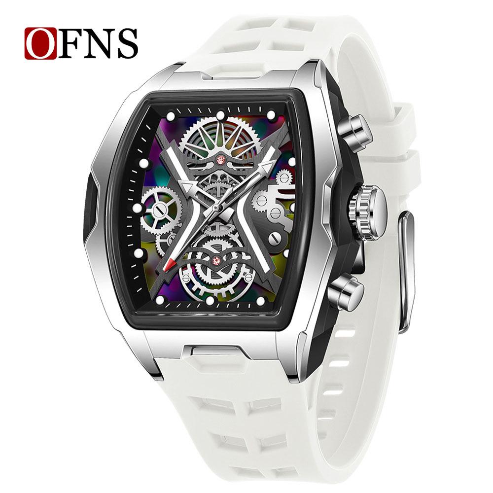 OFNS Men s Retro Barrel Quartz Watch - Business Strap, Laser Design, Waterproof Model 1213
OFNS Men s Retro Barrel Quartz Watch - Business Strap, Laser Design, Waterproof Model 1213