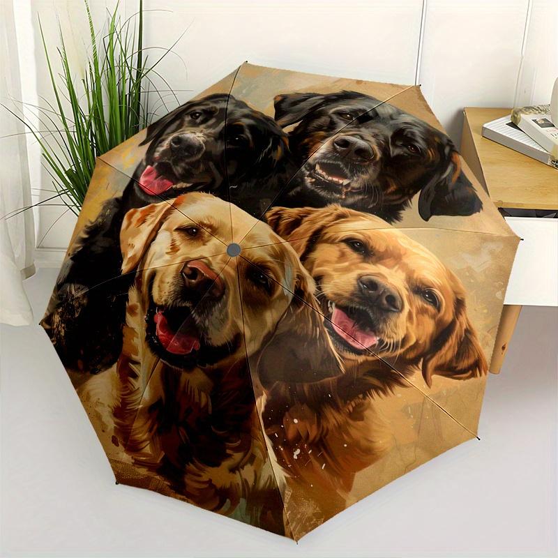 Dogs, Artwork Theme 8 Bone Hand Automatic Folding Umbrella, Compact and Portable Design, A Perfect Gift for Birthday, Christmas or Business
Dogs, Artwork Theme 8 Bone Hand Automatic Folding Umbrella, Compact and Portable Design, A Perfect Gift for Birthday, Christmas or Business
