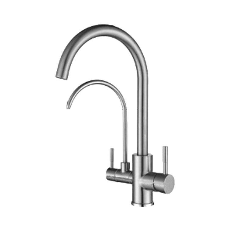 304 Stainless Steel Kitchen Sink with Hot/Cold Water Purification and Rotating Faucet for Vegetable Washing Without Pipe (Includes 1 Pure Water Pipe)
304 Stainless Steel Kitchen Sink with Hot/Cold Water Purification and Rotating Faucet for Vegetable Washing Without Pipe (Includes 1 Pure Water Pipe)