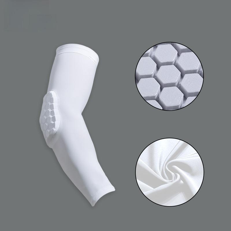 Honeycomb Arm and Elbow Protectors Outdoor Basketball Tennis Baseball Volleyball Cycling Sports Fitness Impact Protectors Y3820YY-XXL
Honeycomb Arm and Elbow Protectors Outdoor Basketball Tennis Baseball Volleyball Cycling Sports Fitness Impact Protectors Y3820YY-XXL