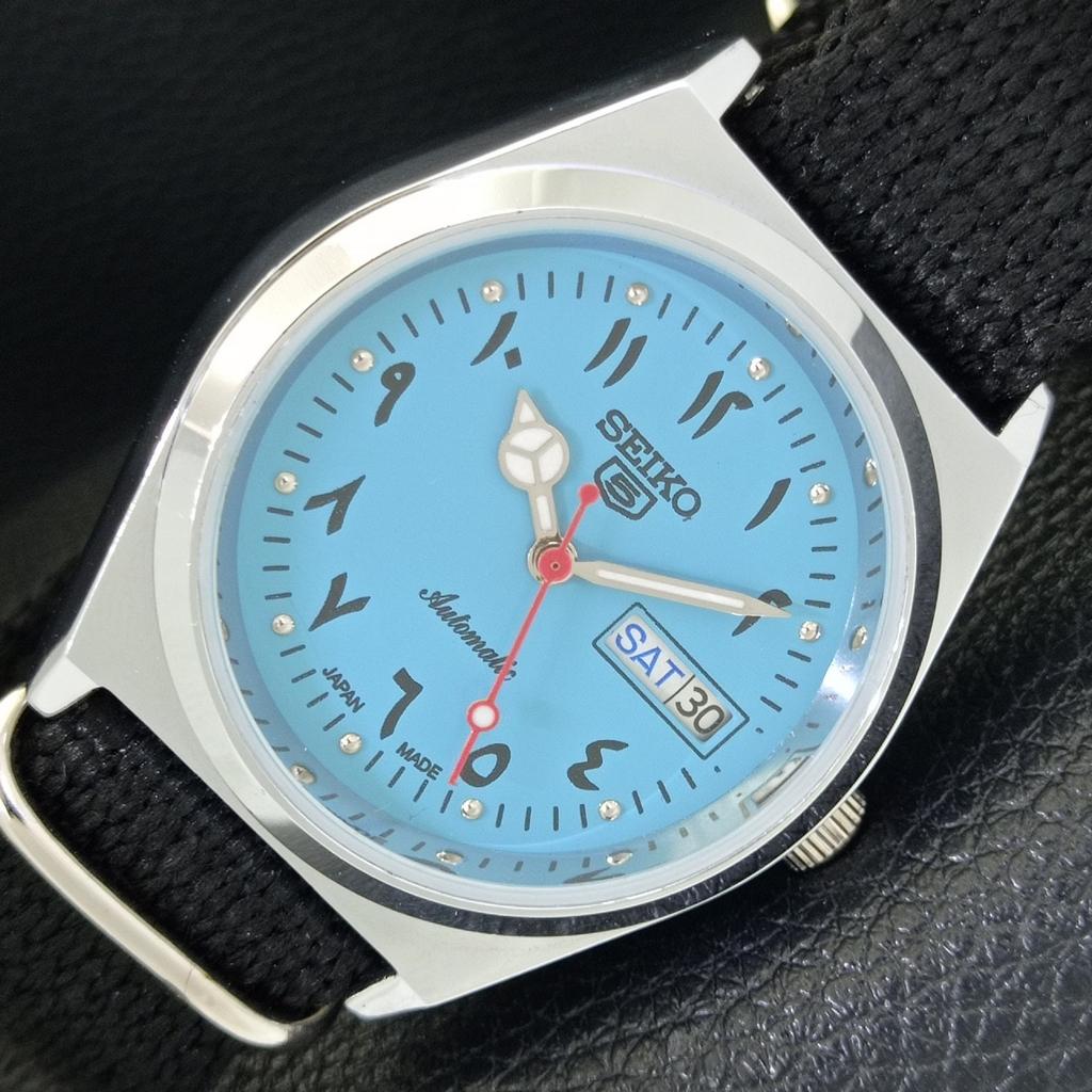 REFURBISHED VINTAGE SEIKO 5 AUTOMATIC 6309A JAPAN MENS ARABIC WATCH a441401-5 Sk-a441401
REFURBISHED VINTAGE SEIKO 5 AUTOMATIC 6309A JAPAN MENS ARABIC WATCH a441401-5 Sk-a441401