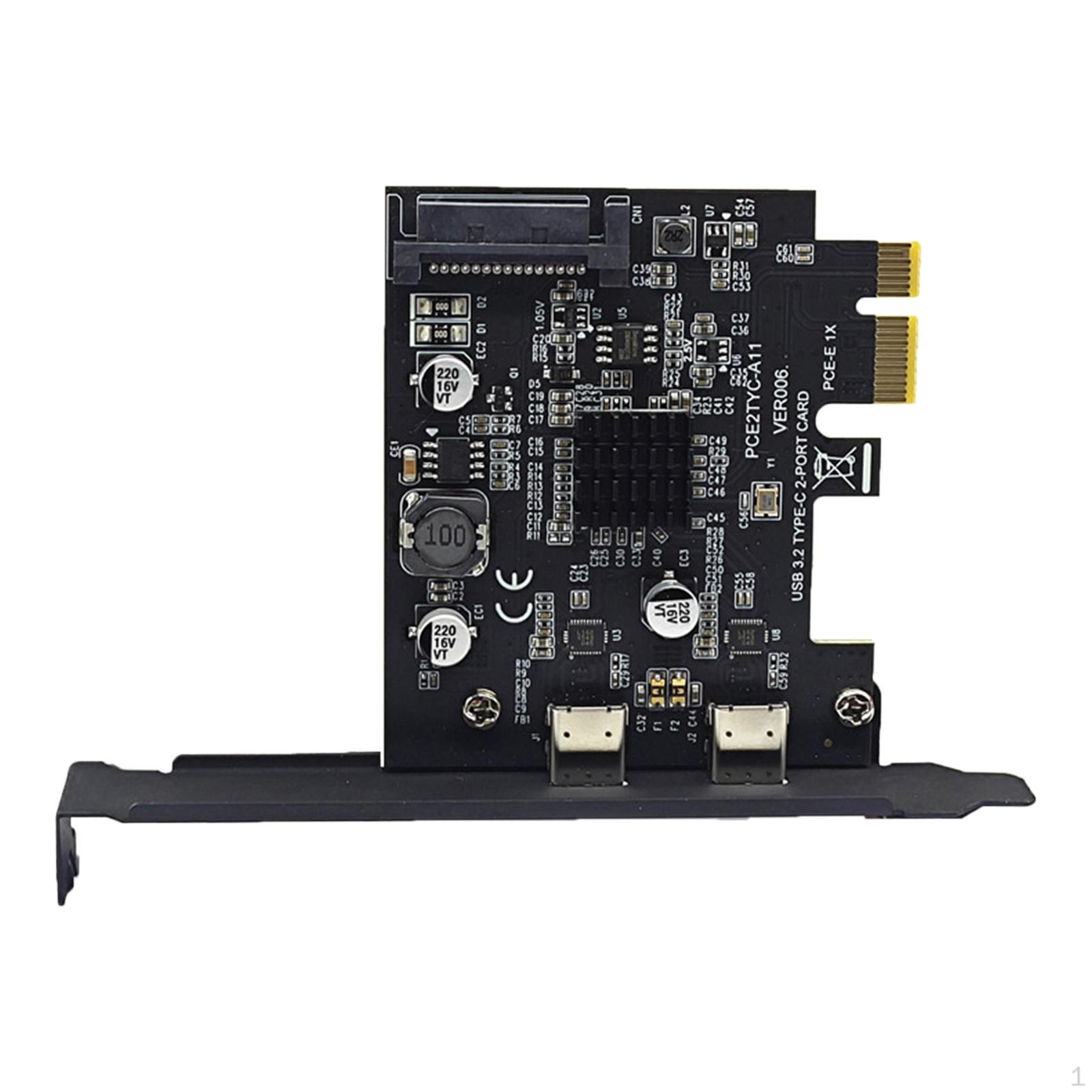 USB3.2 Двопортова Type C Карта розширення PCI E Професійний Зручний Адаптер для встановлення
USB3.2 Двопортова Type C Карта розширення PCI E Професійний Зручний Адаптер для встановлення