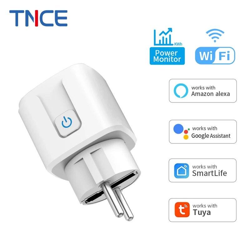 TNCE Tuya 16A/20A Wi-Fi умная розетка EU умная розетка с функцией мониторинга мощности и времени голосовое управление с Alexa Google Hom
TNCE Tuya 16A/20A Wi-Fi умная розетка EU умная розетка с функцией мониторинга мощности и времени голосовое управление с Alexa Google Hom