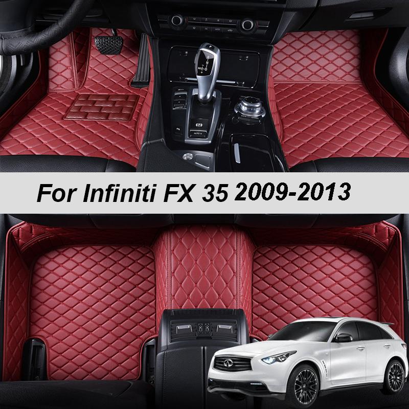 Изготовленный на заказ кожаный автомобильный коврик для Infiniti FX35 2009 2010 2011 2012 2013 Детали интерьера Ковры Коврики Подножки
Изготовленный на заказ кожаный автомобильный коврик для Infiniti FX35 2009 2010 2011 2012 2013 Детали интерьера Ковры Коврики Подножки