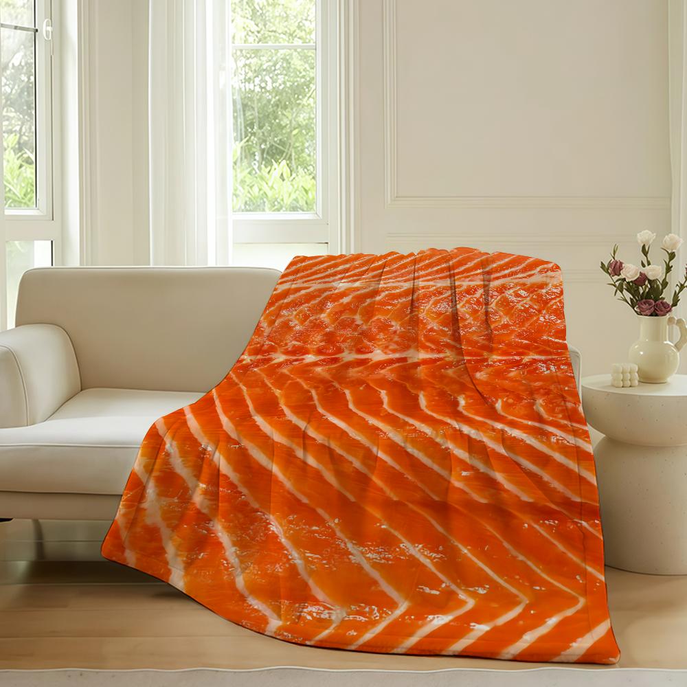 Salmon Sushi Tuna Shrimps Bacon Blanket Warm Soft Suitable For Bedroom Sofa Bed Living Room Office Travel Camping Gifts 75x90cm
Salmon Sushi Tuna Shrimps Bacon Blanket Warm Soft Suitable For Bedroom Sofa Bed Living Room Office Travel Camping Gifts 75x90cm