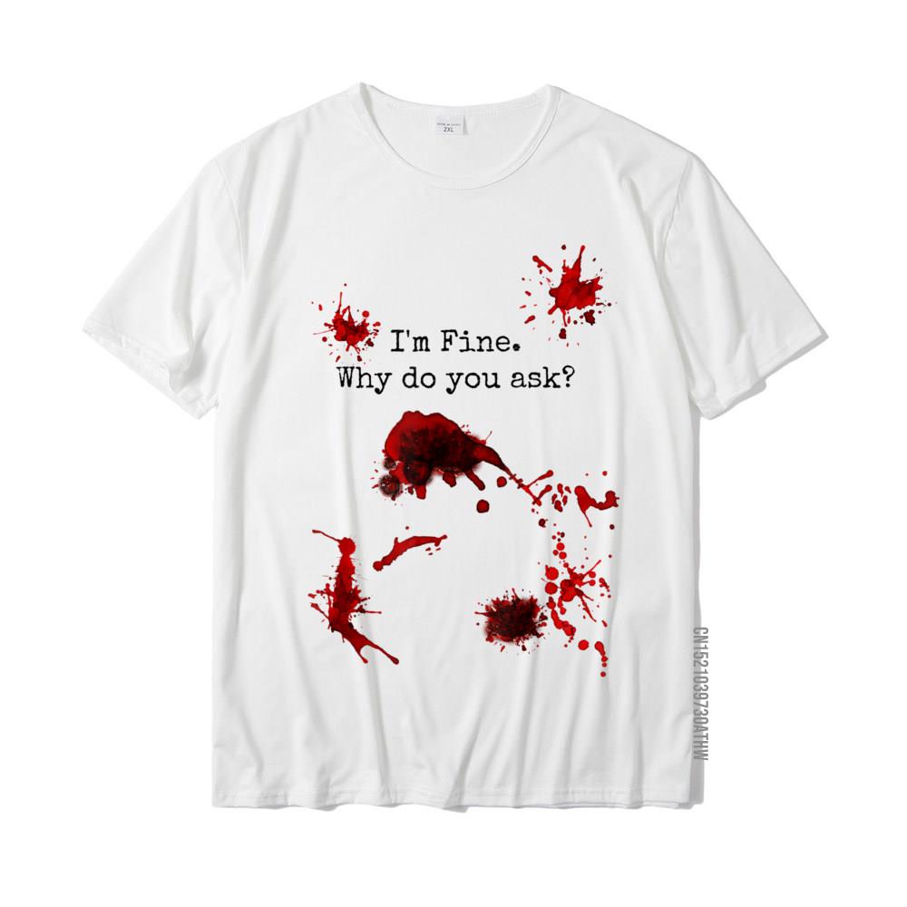 I m Fine Halloween Graphic Slash Injury Blood Novelty Funny Top T-Shirts Hot Sale Tops Tees Cotton Mens Casual 5XL різнокольоровий
I m Fine Halloween Graphic Slash Injury Blood Novelty Funny Top T-Shirts Hot Sale Tops Tees Cotton Mens Casual 5XL різнокольоровий