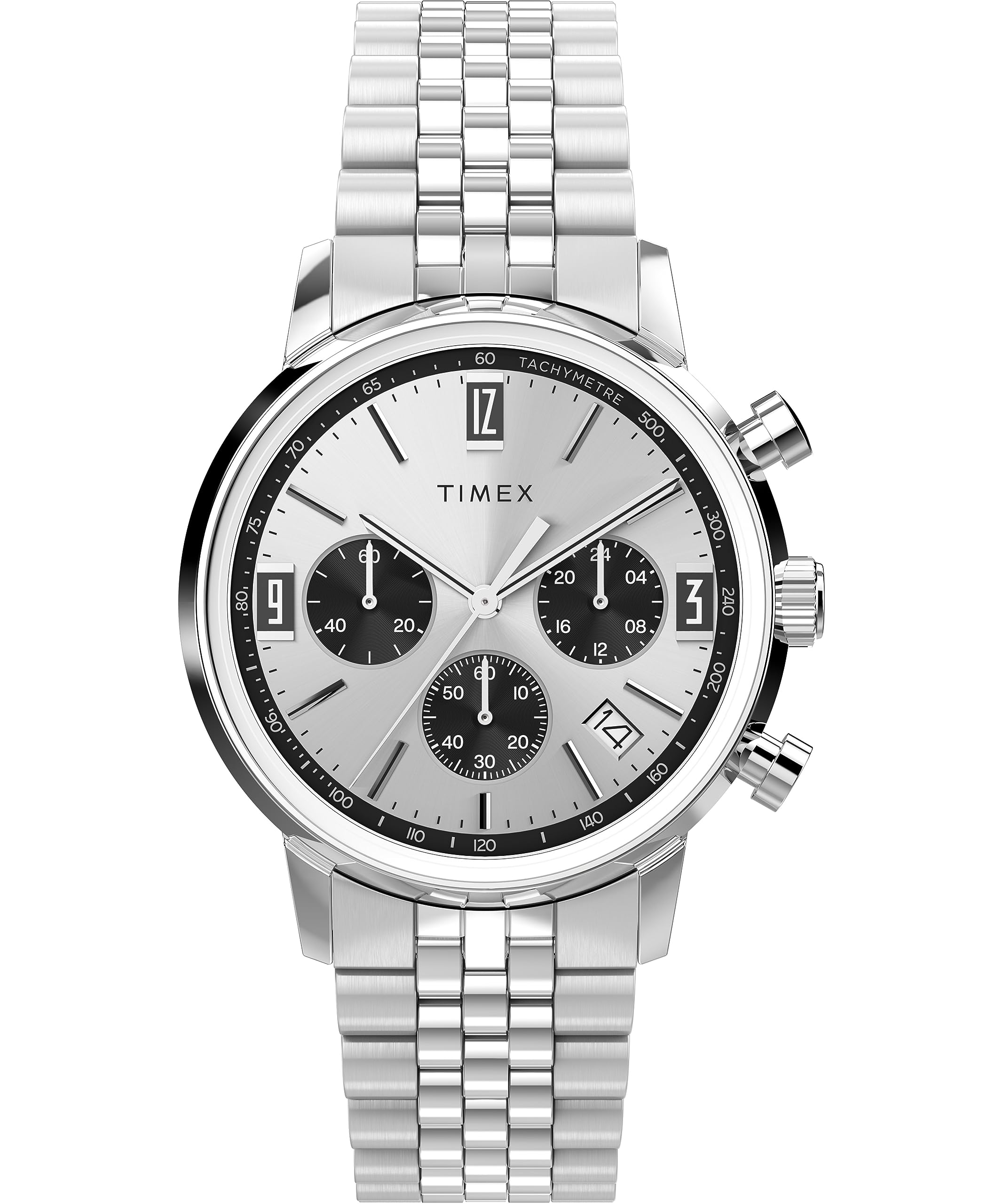 Чоловічий годинник Timex Merlin 40 мм, нержавіюча сталь/сріблястий колір/нержавіюча сталь. , Один розмір, Marlin 40 мм.
Чоловічий годинник Timex Merlin 40 мм, нержавіюча сталь/сріблястий колір/нержавіюча сталь. , Один розмір, Marlin 40 мм.