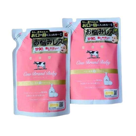 Сменный блок пены для мытья всего тела Cow Brand Baby 350 мл x 2 карты в комплекте (Покупка комплекта) +
Сменный блок пены для мытья всего тела Cow Brand Baby 350 мл x 2 карты в комплекте (Покупка комплекта) +