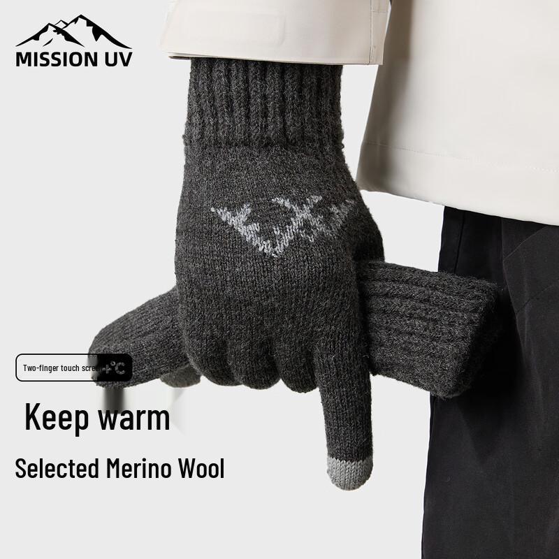 MISSION UV Men s Thermal Wool Touchscreen Gloves
MISSION UV Men s Thermal Wool Touchscreen Gloves