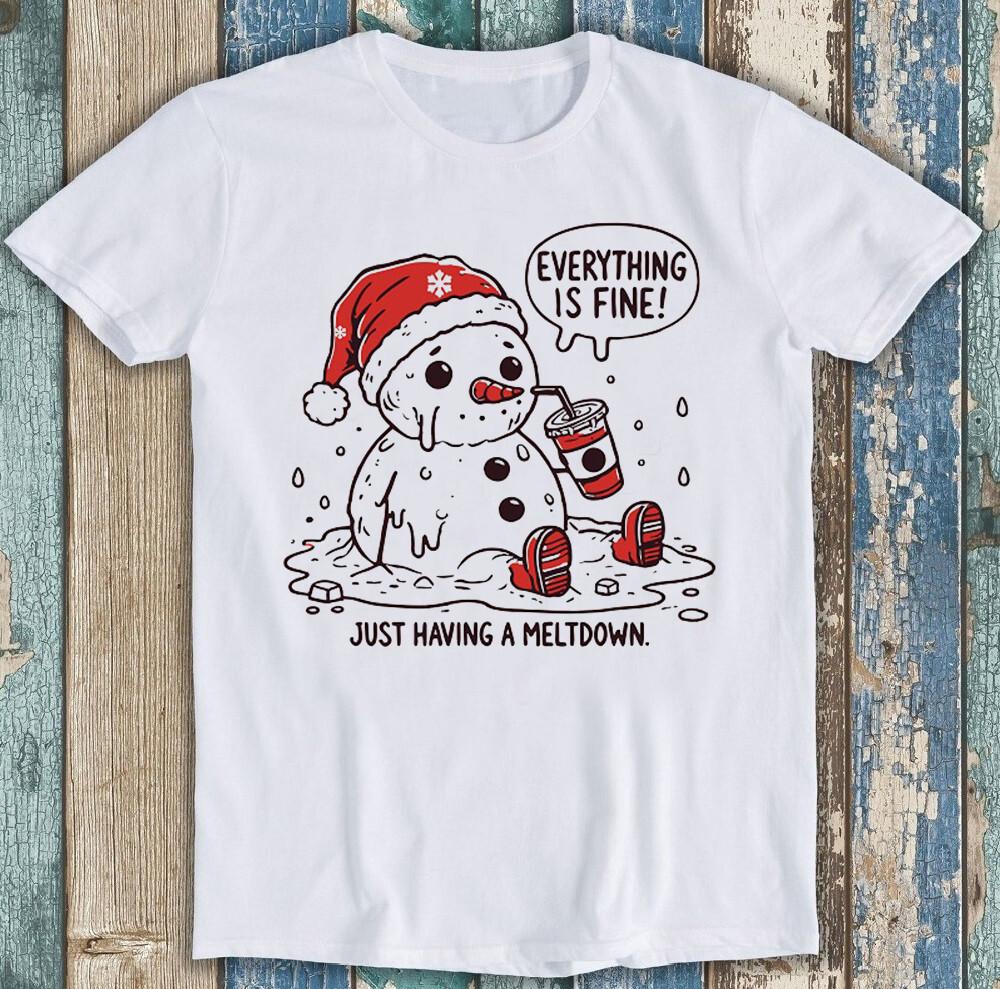 Just Having a Meltdown Snowman Everything Is Fine Christmas Funny T Shirt 1885 4XL
Just Having a Meltdown Snowman Everything Is Fine Christmas Funny T Shirt 1885 4XL