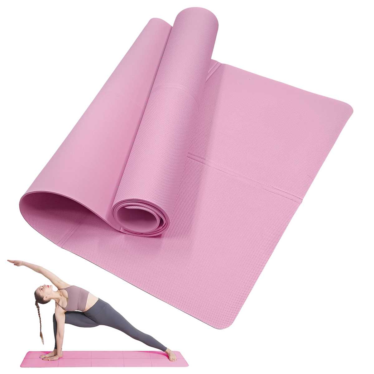 Pink Foldable Yoga Mat Eco Friendly EVA Folding Travel Fitness Exercise Mat 3/4/6mm Thicknesses for Yoga Pilates Workouts 3mm рожевий
Pink Foldable Yoga Mat Eco Friendly EVA Folding Travel Fitness Exercise Mat 3/4/6mm Thicknesses for Yoga Pilates Workouts 3mm рожевий