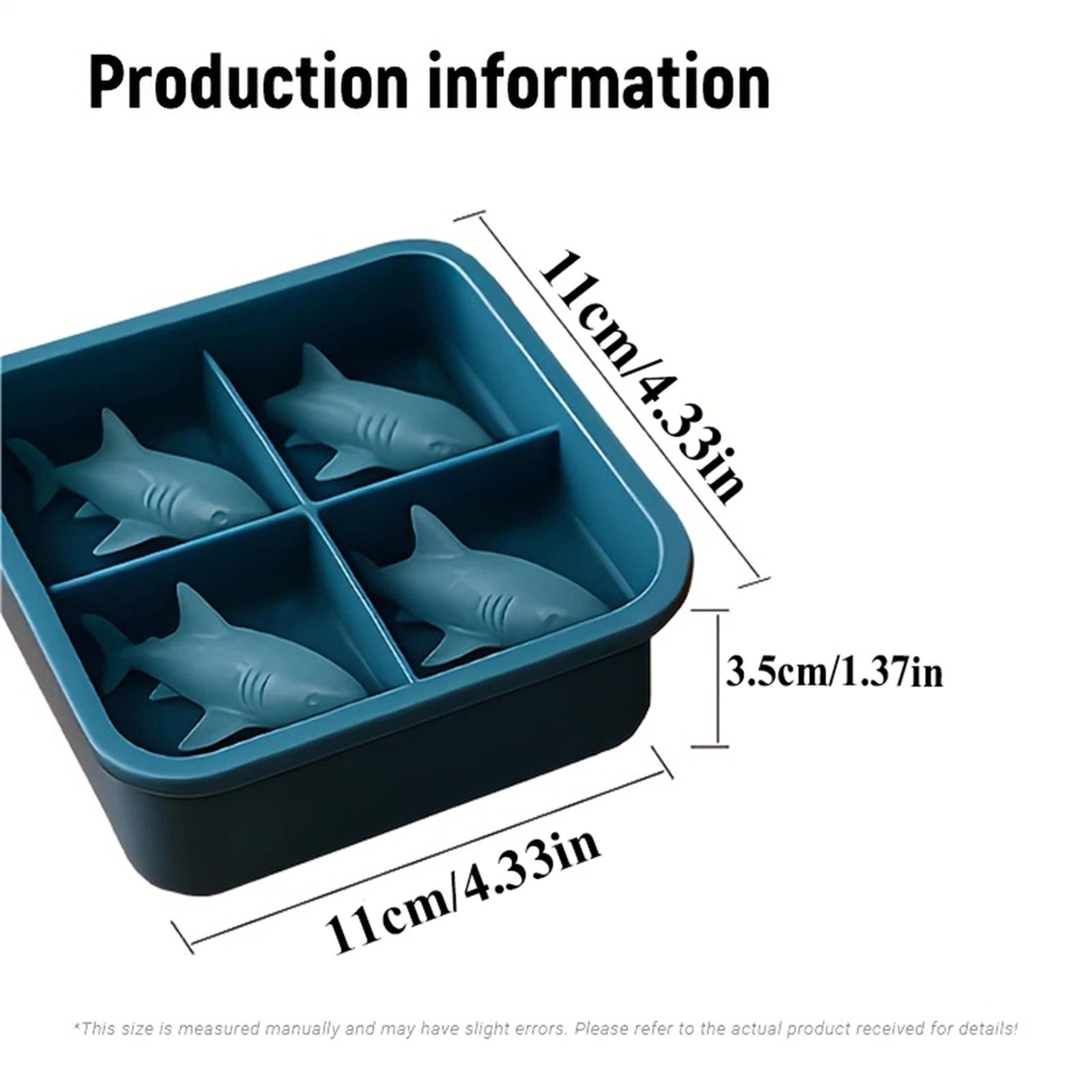 3d Shark Silicone Ice Molds Cute And Easy-Release Silicone Suitable For Whiskey Beer And Juice Bpa-Free синій
3d Shark Silicone Ice Molds Cute And Easy-Release Silicone Suitable For Whiskey Beer And Juice Bpa-Free синій