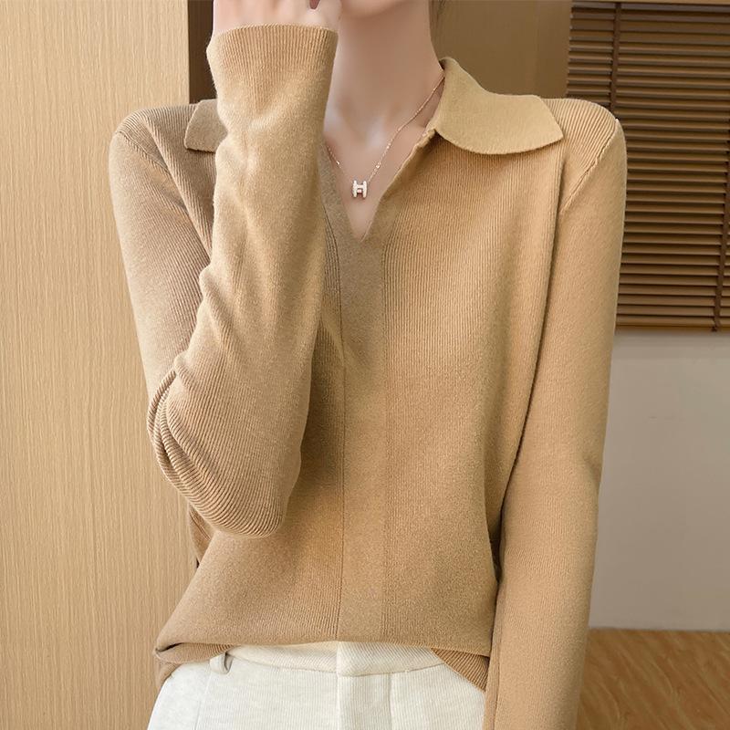 Осенне-зимний женский свободный свитер с воротником-поло, внутри трикотаж с длинными рукавами XXL розовый
Осенне-зимний женский свободный свитер с воротником-поло, внутри трикотаж с длинными рукавами XXL розовый