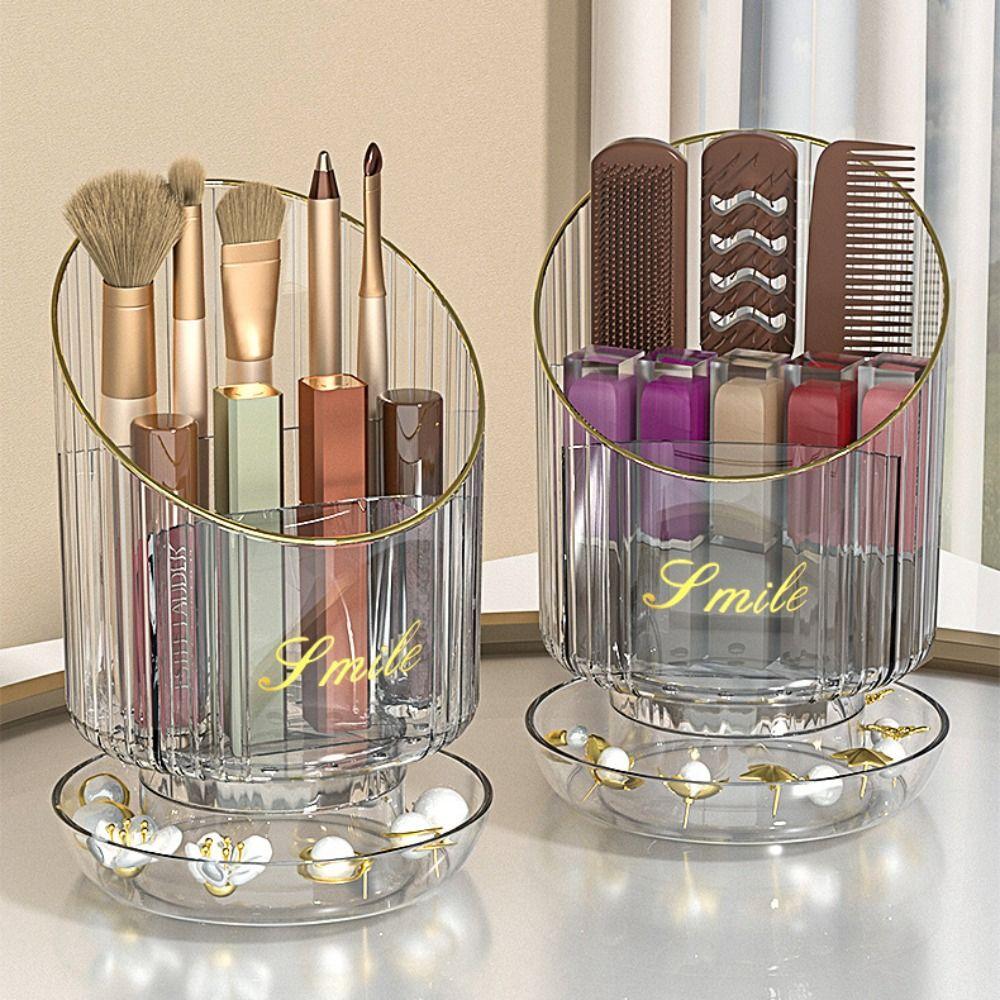 PET Makeup Brush Bucket 360° Rotating Pen Holder New Makeup Brush Holder Classroom style A прозрачный
PET Makeup Brush Bucket 360° Rotating Pen Holder New Makeup Brush Holder Classroom style A прозрачный