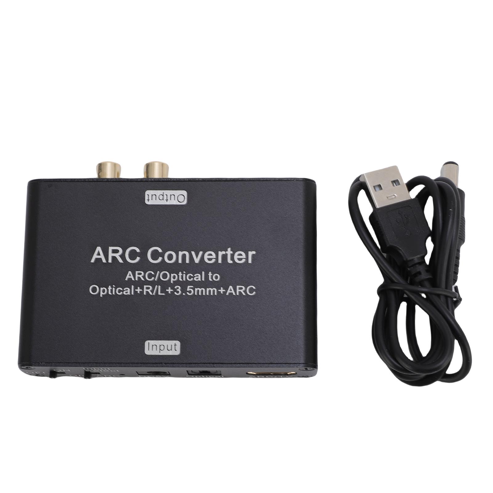 ARC Extractor Optical Stereo 3.5mm Headphone Jack Output 192KHz Digital to Analog Converter for TV
ARC Extractor Optical Stereo 3.5mm Headphone Jack Output 192KHz Digital to Analog Converter for TV