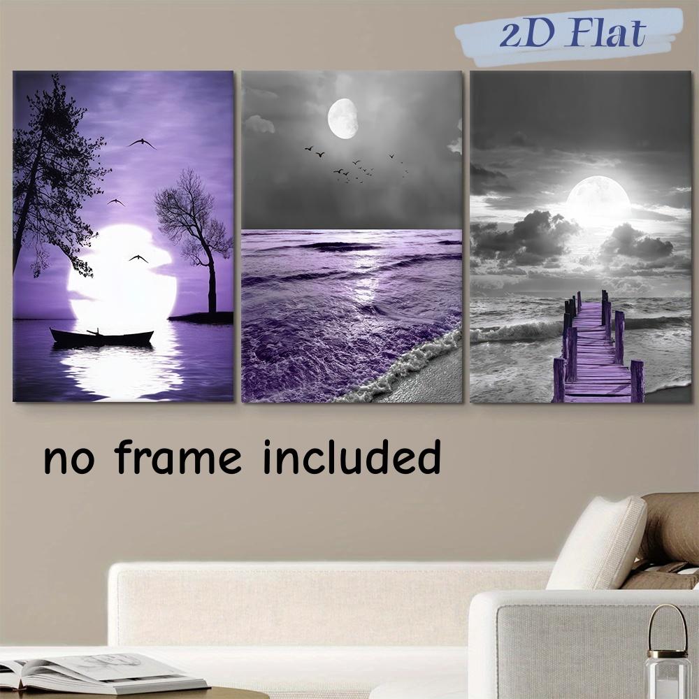 This set of 3 frameless canvas decorative hanging paintings showcases the peaceful scenery of the lake, with a small boat floati (as the picture,20x30cm-3pcs)
This set of 3 frameless canvas decorative hanging paintings showcases the peaceful scenery of the lake, with a small boat floati (as the picture,20x30cm-3pcs)