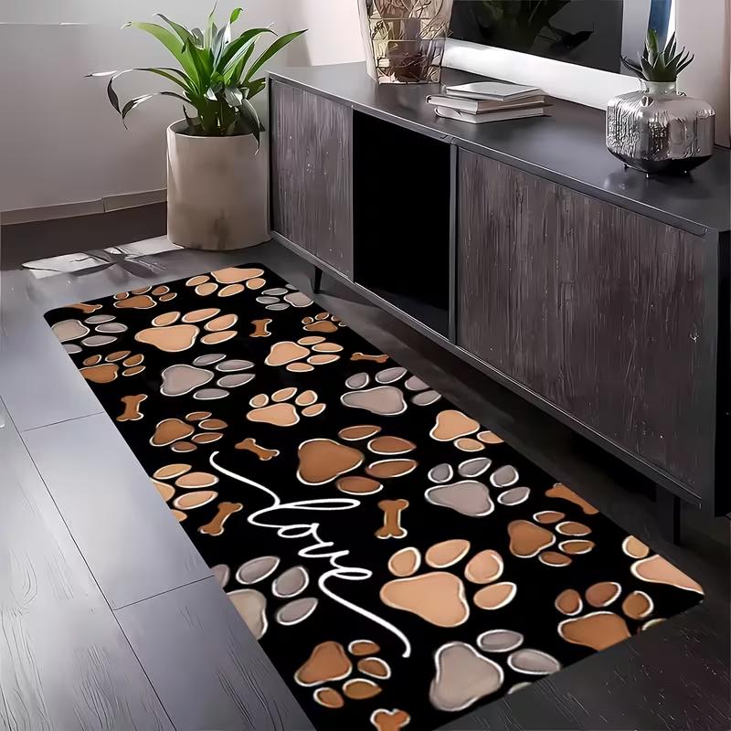 Cute Paw Print Rug Non-Slip Carpet Suitable Bedroom Entryway Cute Dog Puppy Paw Design Soft Floor Mat Hand Washable Pet-Friendly 40X120CM
Cute Paw Print Rug Non-Slip Carpet Suitable Bedroom Entryway Cute Dog Puppy Paw Design Soft Floor Mat Hand Washable Pet-Friendly 40X120CM