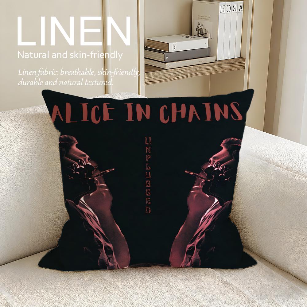 Music Alice In Chains Cushion Cover Pillowcase Set Pcs x x Breathable Washable Sofa Cushion Cover 30X30cm
Music Alice In Chains Cushion Cover Pillowcase Set Pcs x x Breathable Washable Sofa Cushion Cover 30X30cm