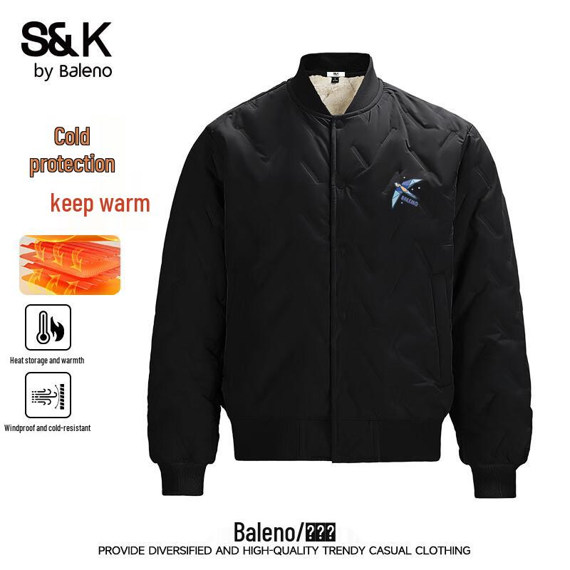 Baleno Men s S&K Series Baseball Collar Padded Bomber Jacket 3XL
Baleno Men s S&K Series Baseball Collar Padded Bomber Jacket 3XL