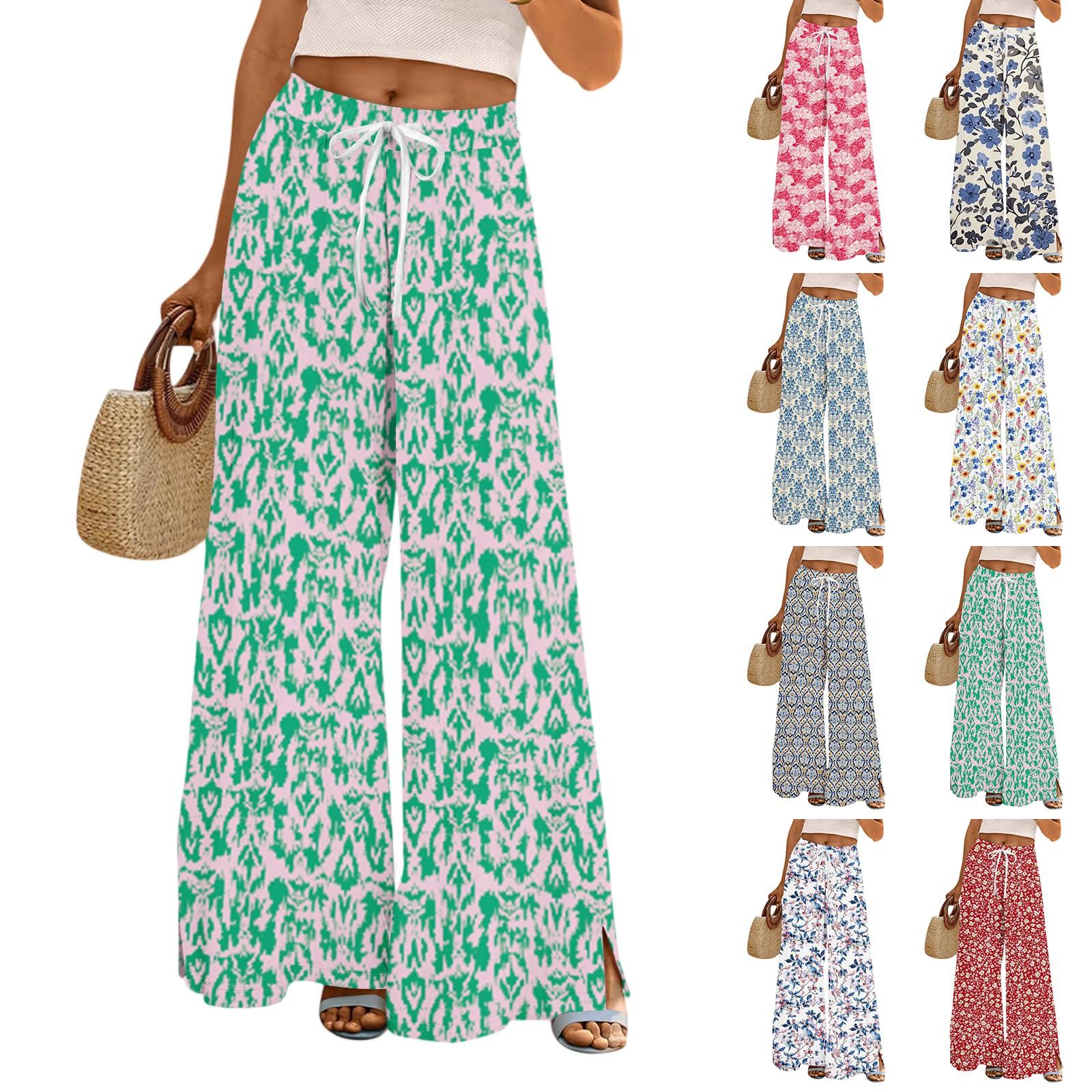 Women s Printed Wide Leg Pants With Pockets High Waist Drawstring Loose Casual Pants S рожевий
Women s Printed Wide Leg Pants With Pockets High Waist Drawstring Loose Casual Pants S рожевий