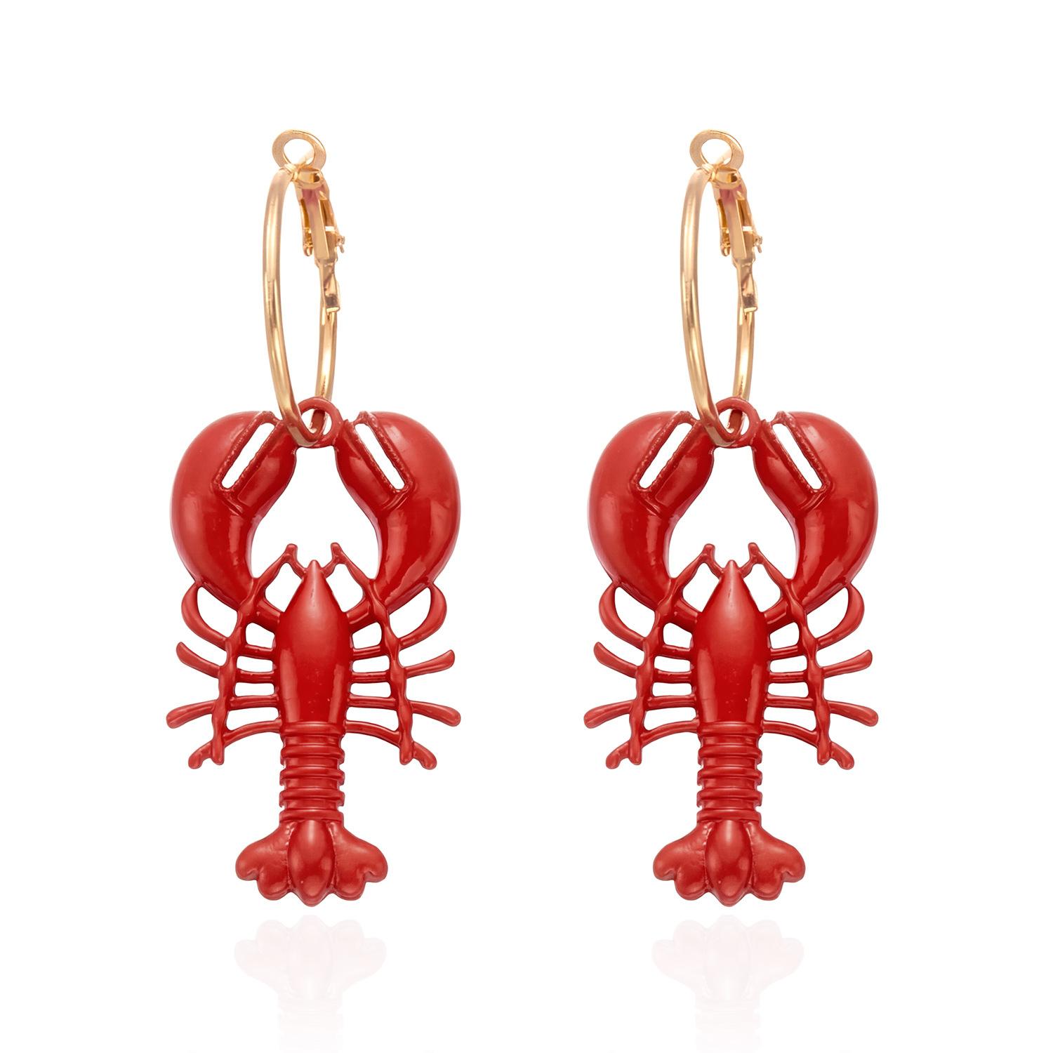European and American exaggerated fun red oil-dripping crab earrings, niche design sense ocean wind personalized vacation earrings women
European and American exaggerated fun red oil-dripping crab earrings, niche design sense ocean wind personalized vacation earrings women