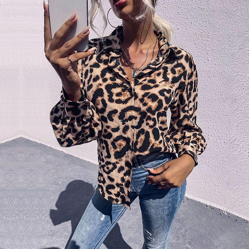 Vintage Top Loose Lapel Leopard Shirt Retro Tops Loose Lapels Leopard Print Female Khaki L
Vintage Top Loose Lapel Leopard Shirt Retro Tops Loose Lapels Leopard Print Female Khaki L