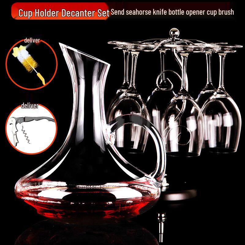 Crystal Wine Decanter and Glass Set
Crystal Wine Decanter and Glass Set