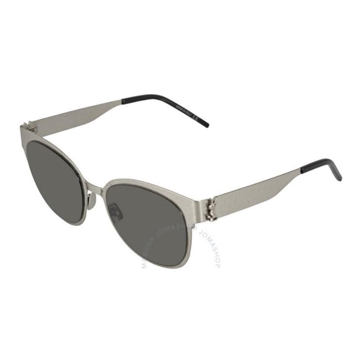 Saint Laurent Round Metal Sunglasses Silver Women Eyewear SLM42-30007184-005 54,Gray
Saint Laurent Round Metal Sunglasses Silver Women Eyewear SLM42-30007184-005 54,Gray