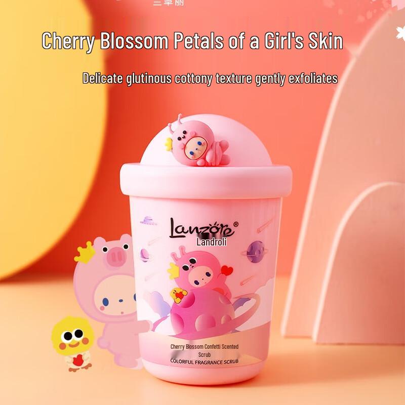 Lanzhuoli Falling Cherry Blossom Scented Body Scrub
Lanzhuoli Falling Cherry Blossom Scented Body Scrub