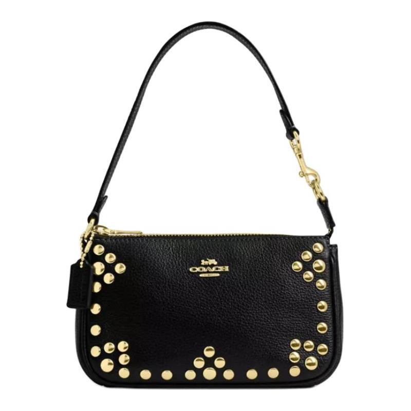 COACH Nolita 19 Logo Studs Fine Pebbled Leather Shoulder Bag Small Women Black чорний
COACH Nolita 19 Logo Studs Fine Pebbled Leather Shoulder Bag Small Women Black чорний