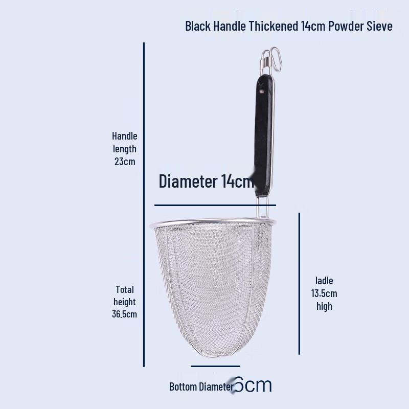 Jing Yu Heng 14cm Stainless Steel Slotted Colander
Jing Yu Heng 14cm Stainless Steel Slotted Colander