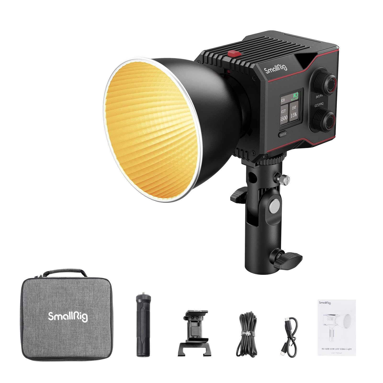 SmallRig RC60B COB LED Video Light 60W Compact Temperature High Color Rendering CRI TLCI Rg 100 Rf 96 Good Heat Dissipation Quiet 9 Types of Lighting
SmallRig RC60B COB LED Video Light 60W Compact Temperature High Color Rendering CRI TLCI Rg 100 Rf 96 Good Heat Dissipation Quiet 9 Types of Lighting