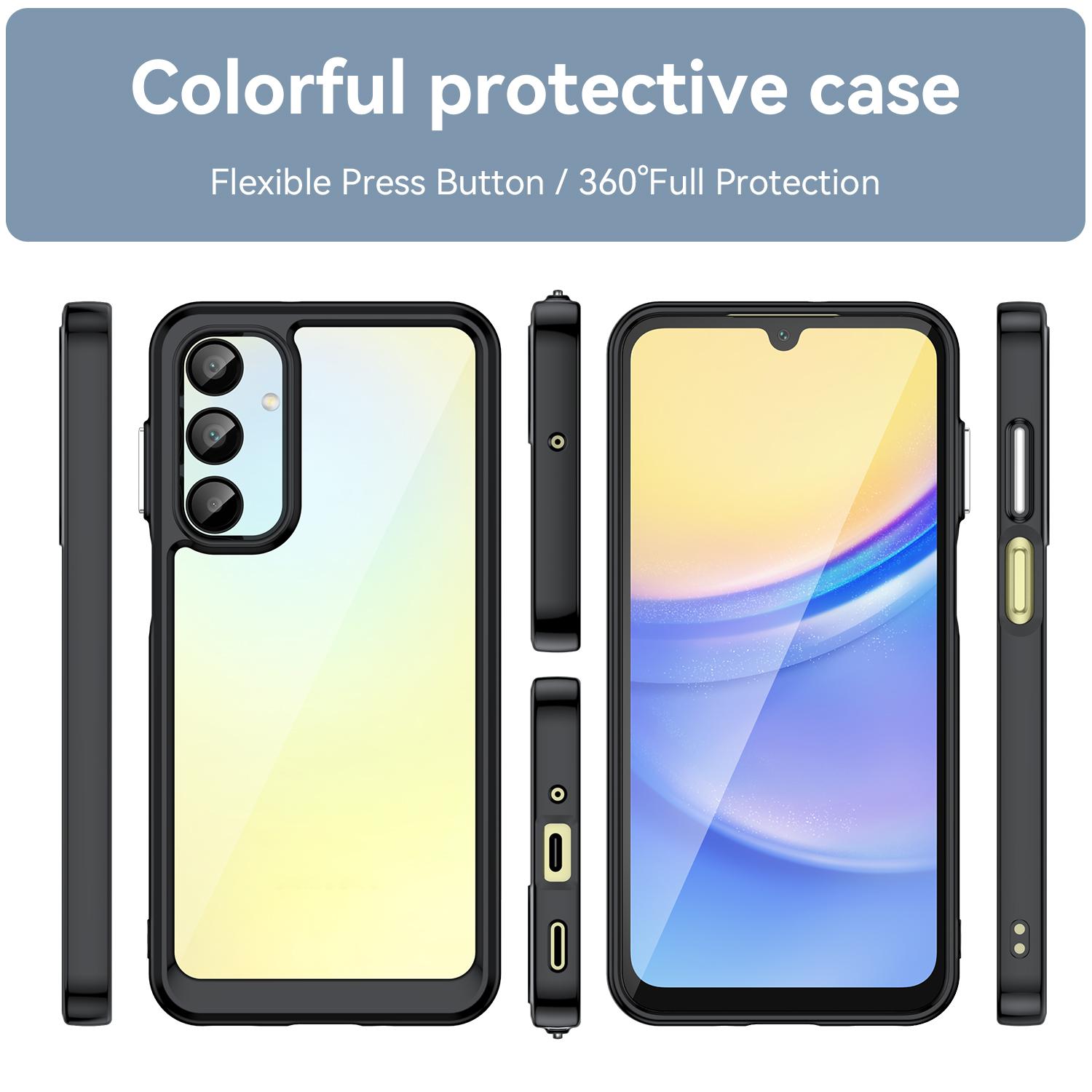 For Samsung Galaxy A16 5G/A16 4G Shockproof Case TPU +Acrylic Protective Clear Phone Cover Transparent
For Samsung Galaxy A16 5G/A16 4G Shockproof Case TPU +Acrylic Protective Clear Phone Cover Transparent