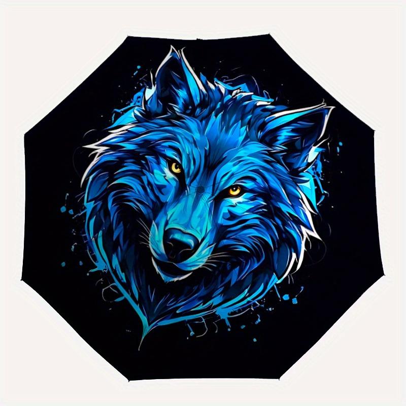 1pc Blue Wolf Head Automatic Open/close Folding Umbrella, Compact Portable Travel Umbrella,Durable Construction yy250814168
1pc Blue Wolf Head Automatic Open/close Folding Umbrella, Compact Portable Travel Umbrella,Durable Construction yy250814168