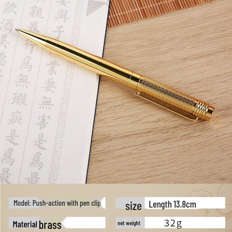 Brass Signature Ballpoint Pen Elegant Business and Graduation Gift, Ideal for Students and Professionals
Brass Signature Ballpoint Pen Elegant Business and Graduation Gift, Ideal for Students and Professionals