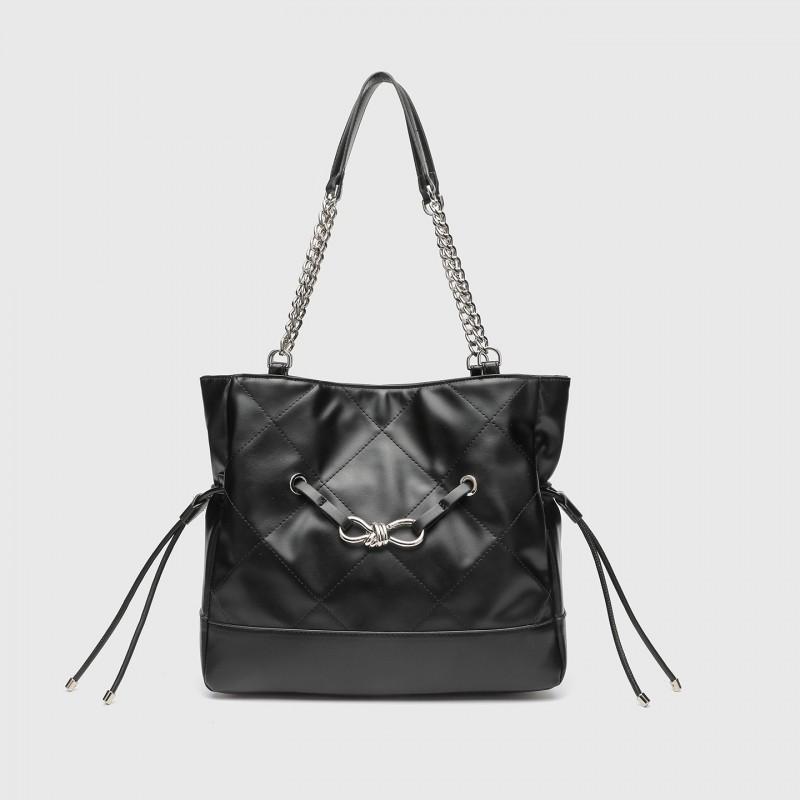 Niche High-end Diamond-grid Chain Bag New Fashionable All-matching Shoulder Large-capacity Commuting Tote Cross-body чорний
Niche High-end Diamond-grid Chain Bag New Fashionable All-matching Shoulder Large-capacity Commuting Tote Cross-body чорний