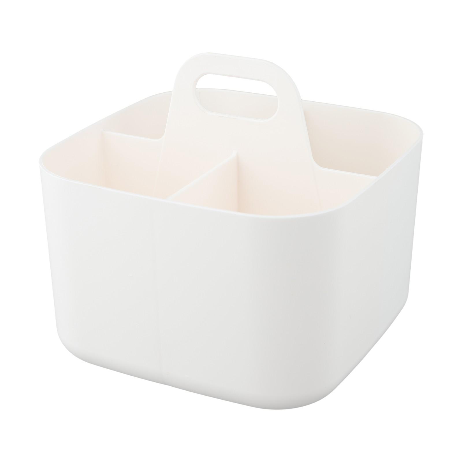Space Efficient Basket Organizer Perfect For Cleaning Supplies And Crafts White
Space Efficient Basket Organizer Perfect For Cleaning Supplies And Crafts White