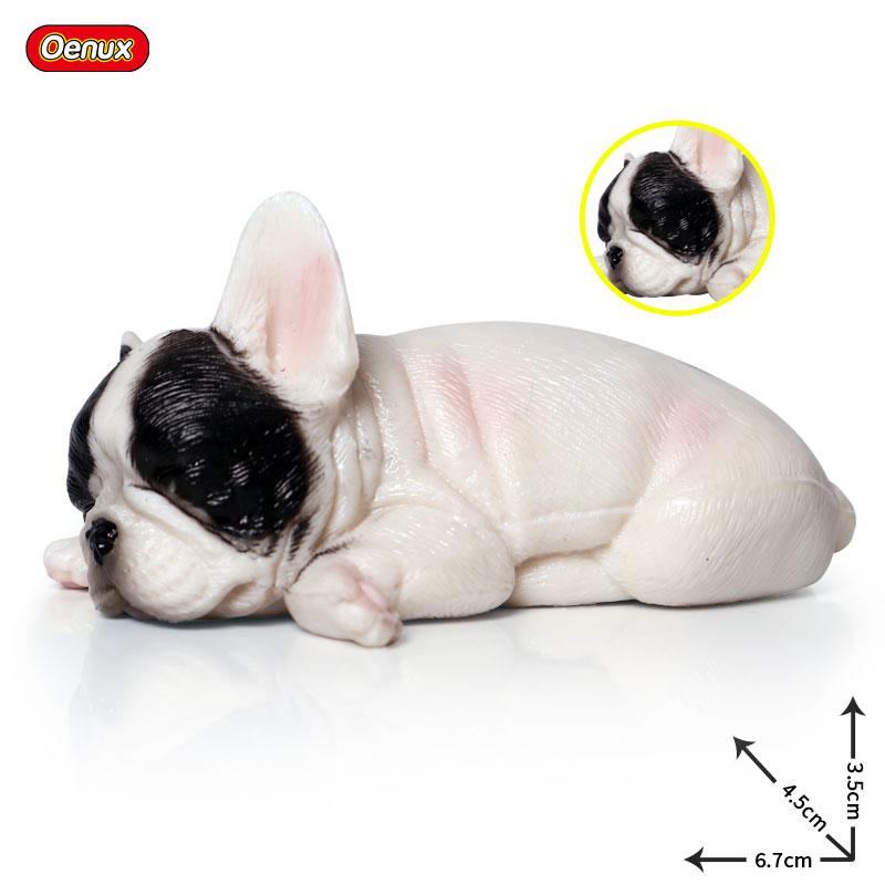 Oenux Прекрасный французский бульдог Животные Милый щенок Спит Ленивая собака Фигурки Модель Фигурка ПВХ Украшение для дома Обучающая игрушка
Oenux Прекрасный французский бульдог Животные Милый щенок Спит Ленивая собака Фигурки Модель Фигурка ПВХ Украшение для дома Обучающая игрушка
