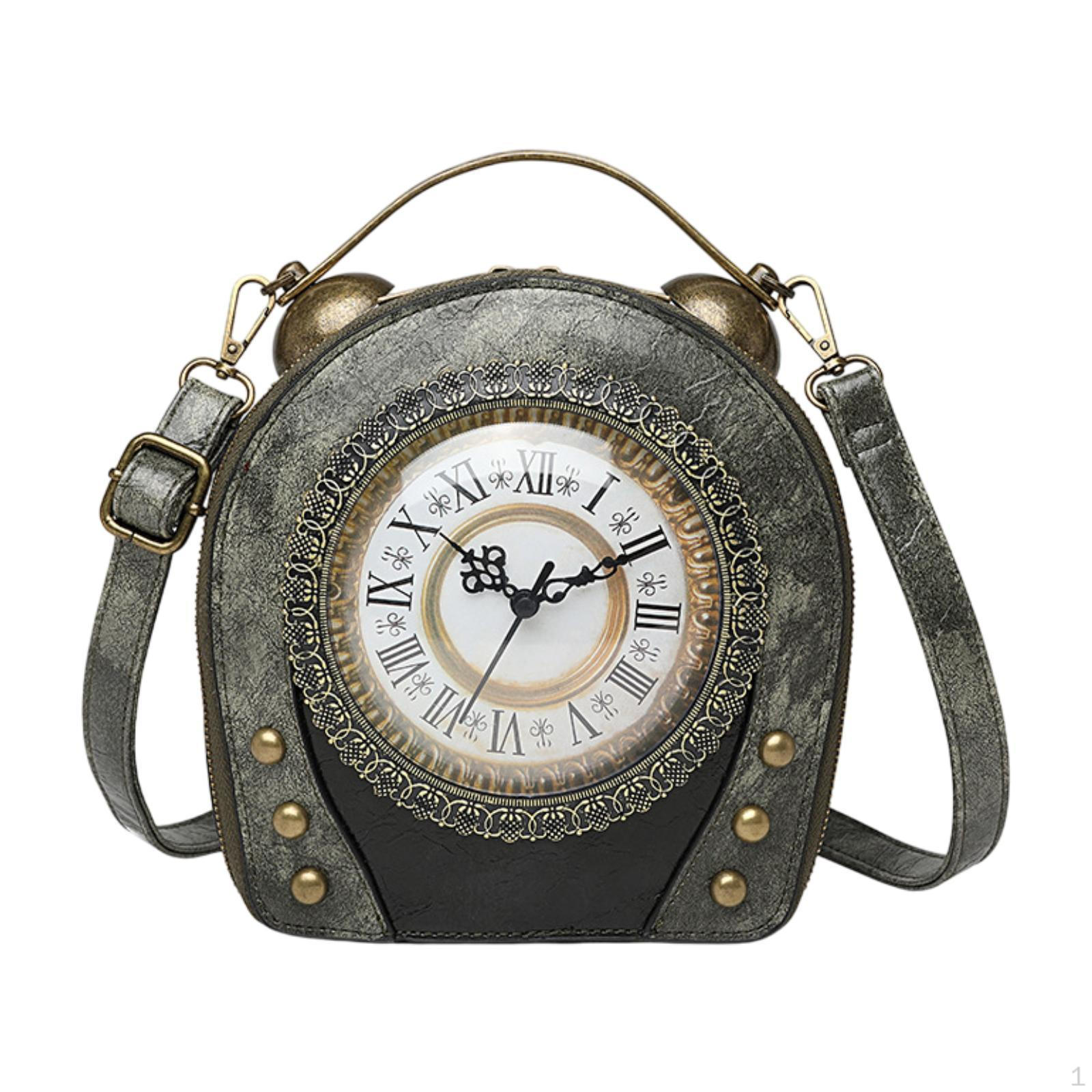 Жіноча сумка-гаманець із годинником. Унікальна жіноча сумка на плече для подій сірий
Жіноча сумка-гаманець із годинником. Унікальна жіноча сумка на плече для подій сірий